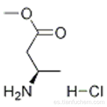 Ácido butanoico, 3-aMino, metil éster, clorhidrato, (57190663, R) - CAS 139243-54-2